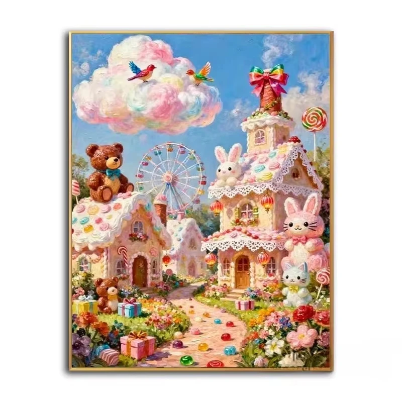 Resin Art Work - Diamond Painting Healing Castle Diamond Painting