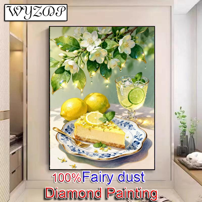 WYZDP 100% Fairy Dust Diamond  - Resin Art Wallpaper 评论和价格