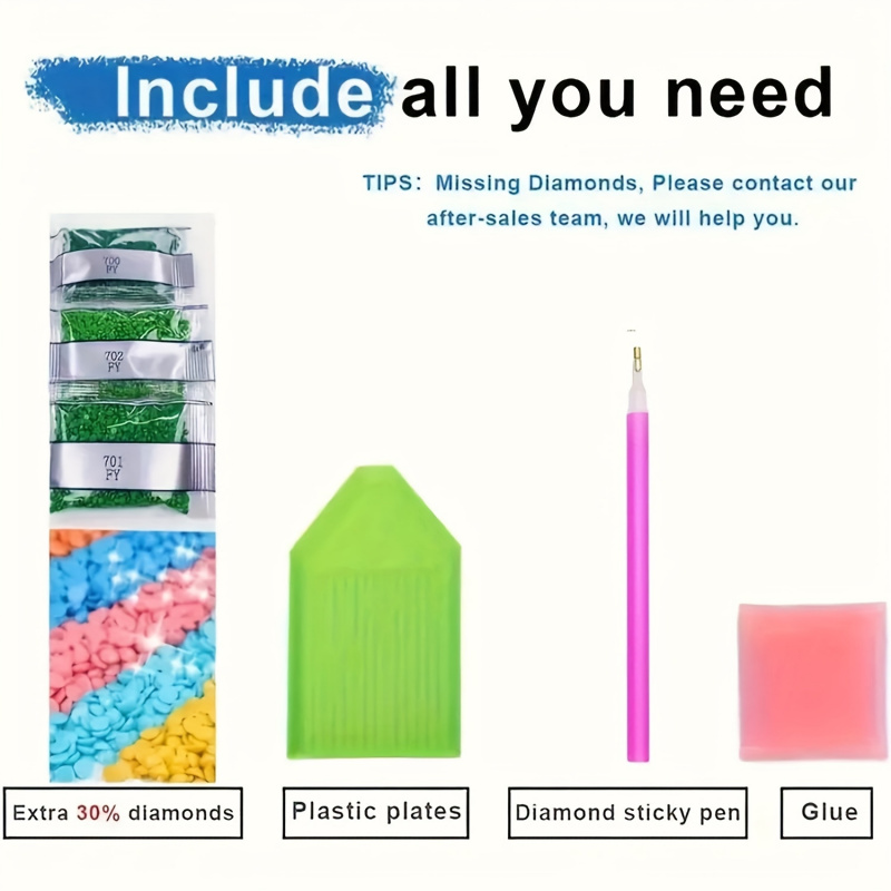 Diamond Painting Kit, Pink Sky - Resin Art Work 评论和价格