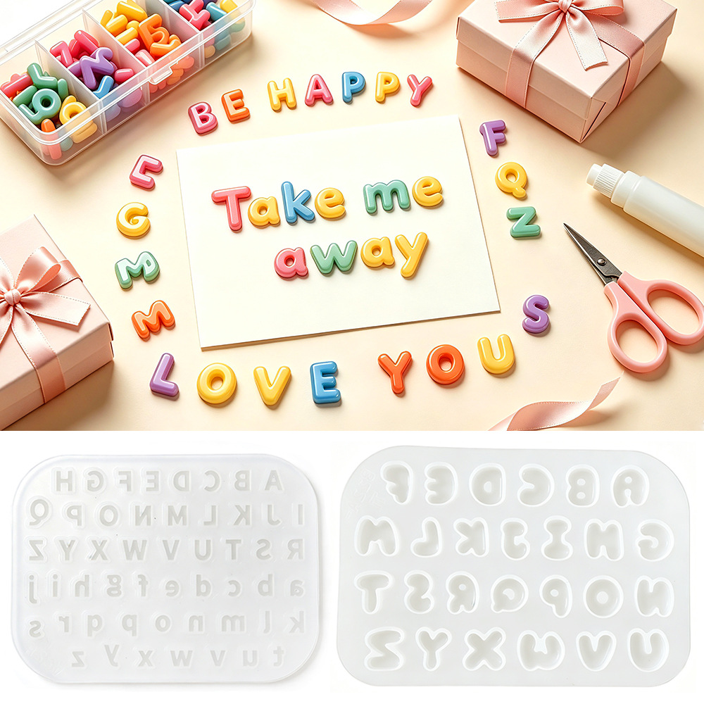 New 26 Mini Alphabet Silicone  - Resin Art Alphabet 评论和价格