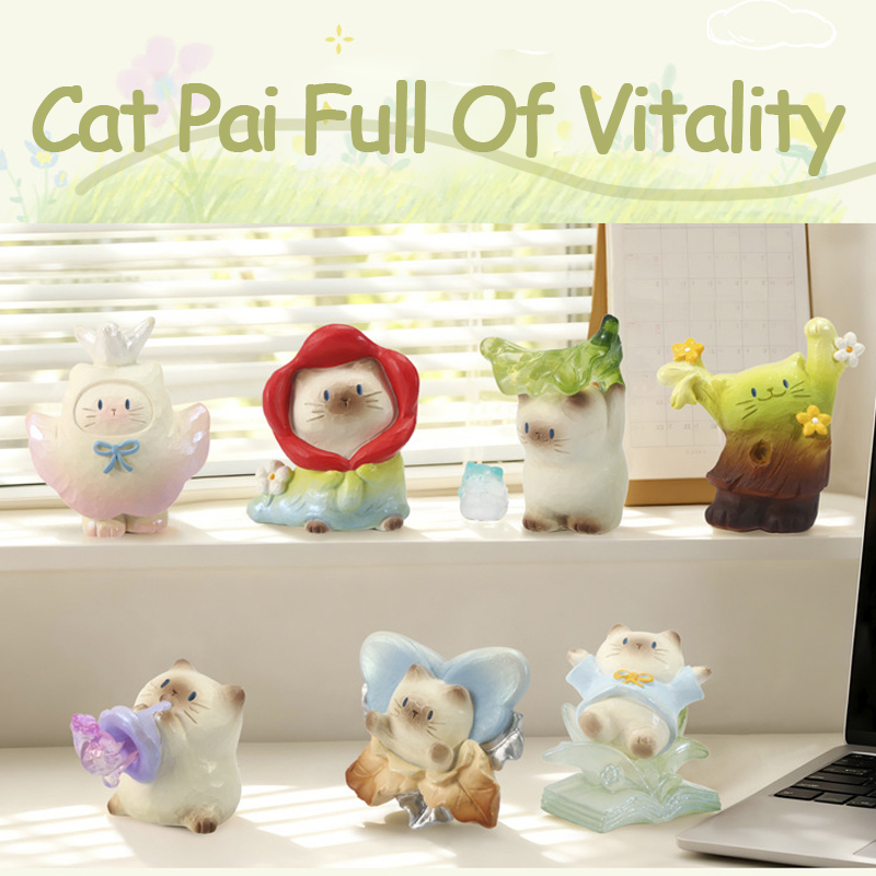 Cat Pai Full Of Vitality Serie - Resin Art Case 评论和价格