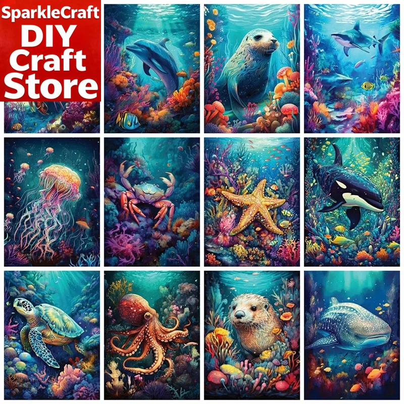 1PC frameless  Full Square Rou - Resin Art Work 评论和价格
