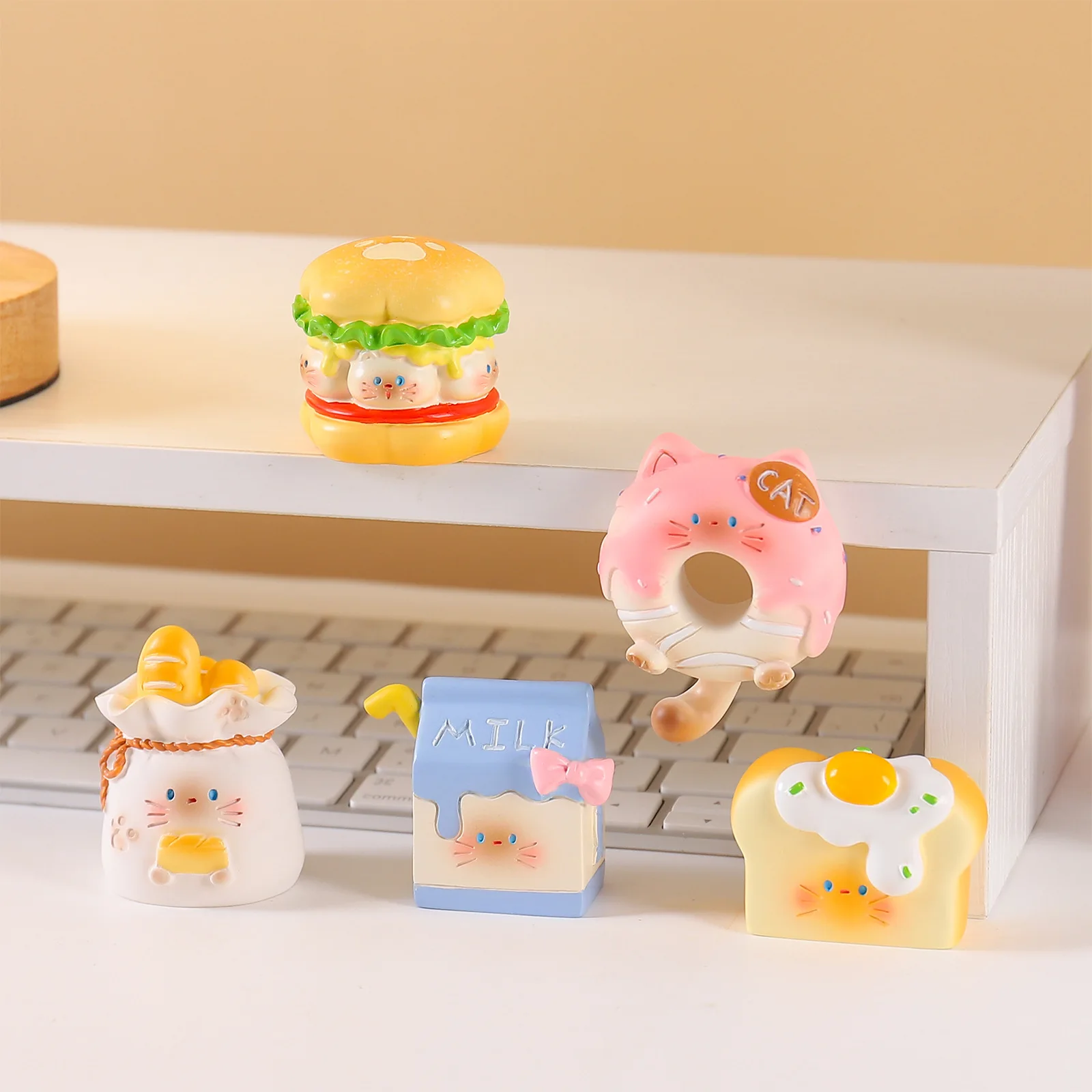 Cat Food Shop Blind Box Cute C - Resin Art Case 评论和价格