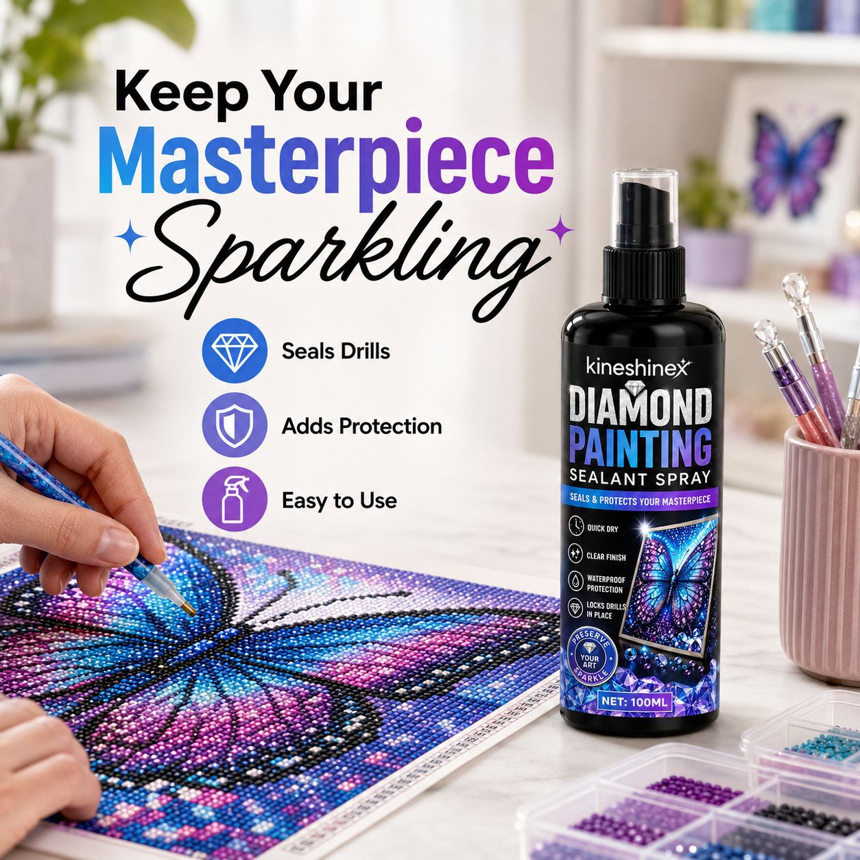 Diamond Painting Sealant Spray - Resin Art Work 评论和价格