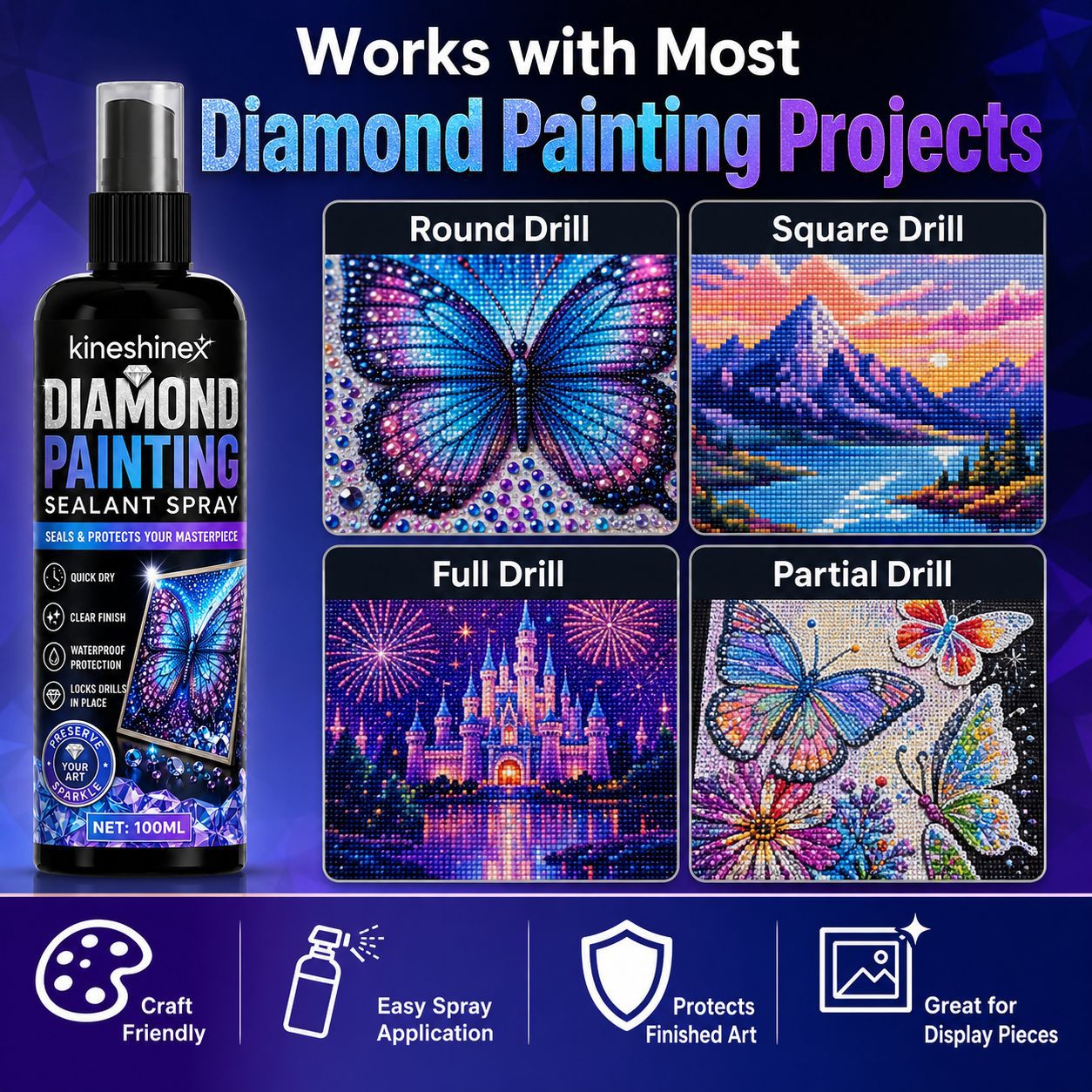 Diamond Painting Sealant Spray - Resin Art Work 评论和价格