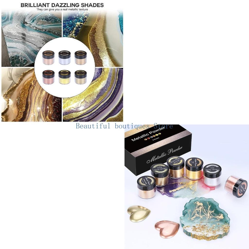 U4LF 4 Colours Soap Dye Glitte - Resin Art Equipment 评论和价格