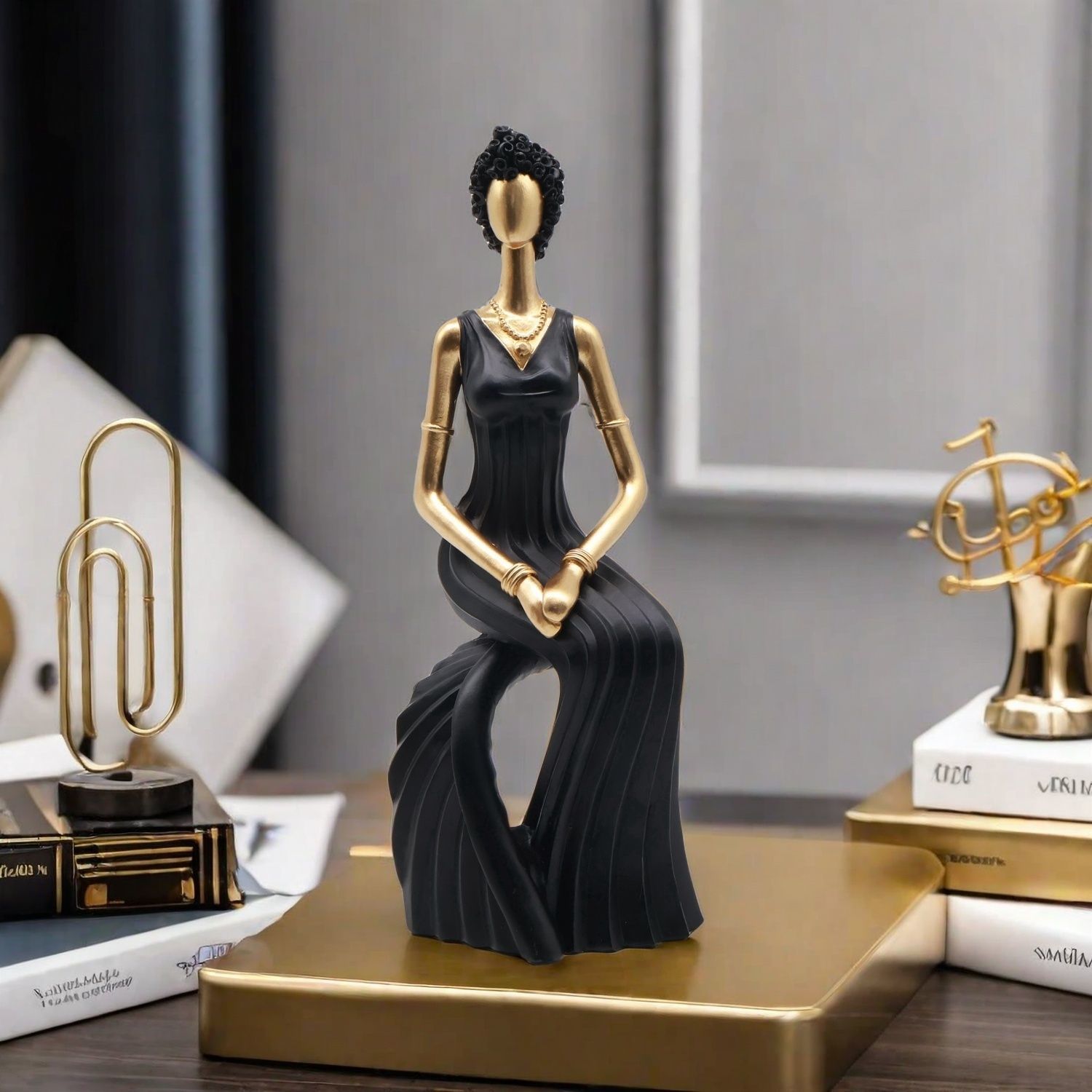Decor Resin Sculpture Nordic D - Resin Art Wedding Gift 评论和价格