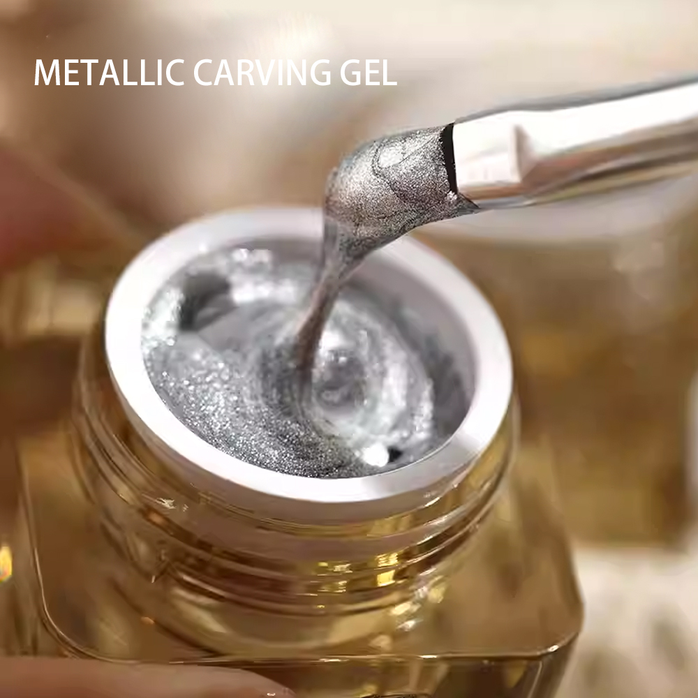 8g Metallic Carving Gel 3D Emb - Resin Art Rose 评论和价格