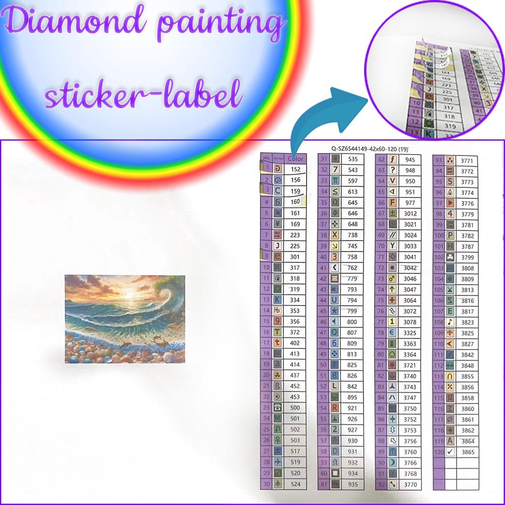 5D Diy 120 Color Resin Diamond - Resin Art Wallpaper 评论和价格