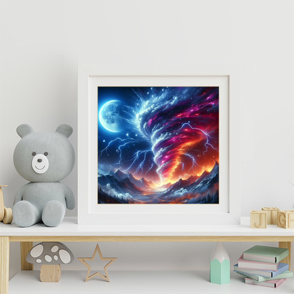 Evershine Full Square Diamond  - Resin Art Wallpaper 评论和价格