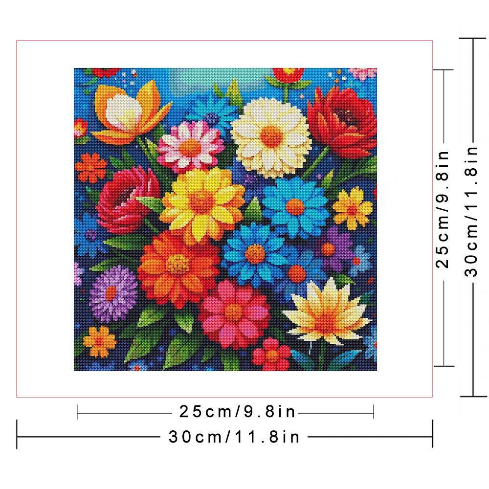 Huacan Diamond Art Mosaic Kits - Resin Art Wallpaper 评论和价格